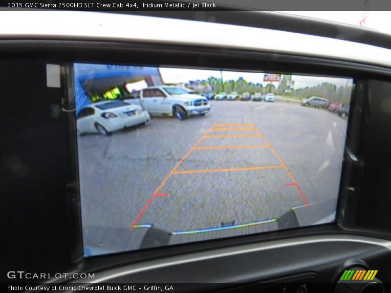 Iridium Metallic / Jet Black 2015 GMC Sierra 2500HD SLT Crew Cab 4x4