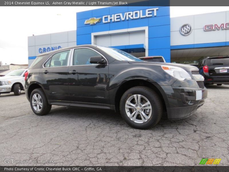 Ashen Gray Metallic / Light Titanium/Jet Black 2014 Chevrolet Equinox LS