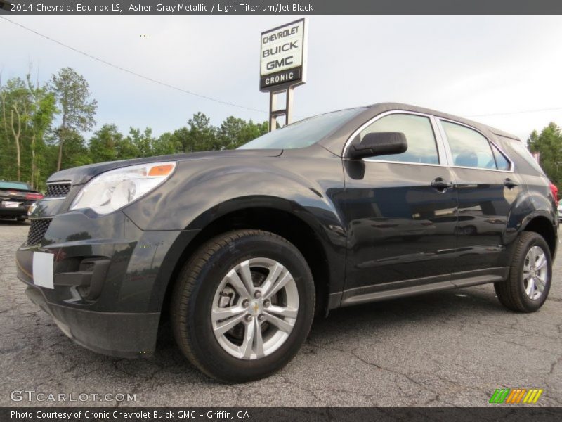 Ashen Gray Metallic / Light Titanium/Jet Black 2014 Chevrolet Equinox LS