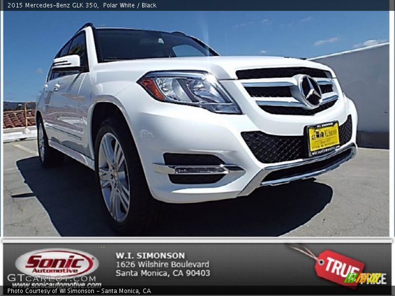 Polar White / Black 2015 Mercedes-Benz GLK 350