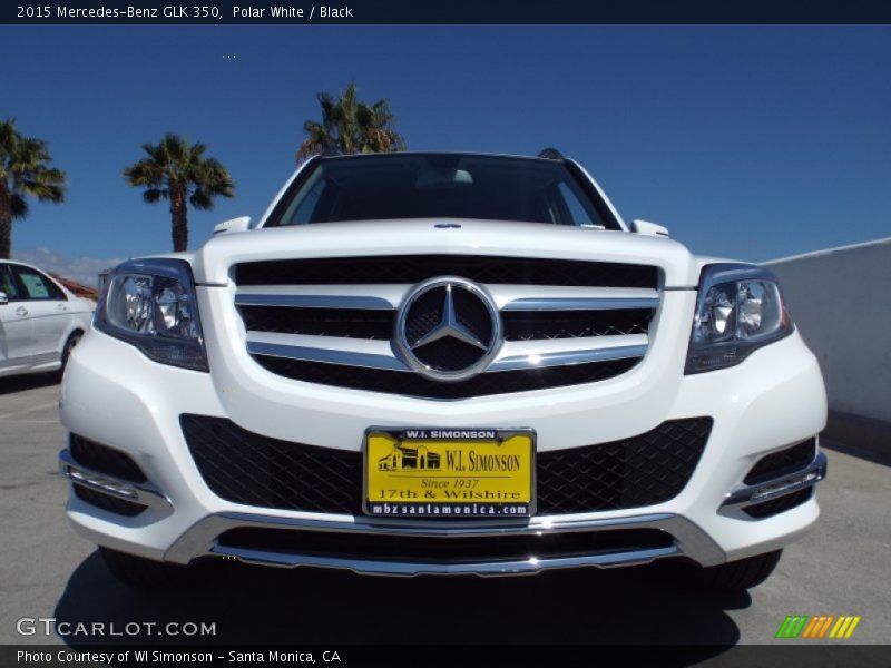 Polar White / Black 2015 Mercedes-Benz GLK 350