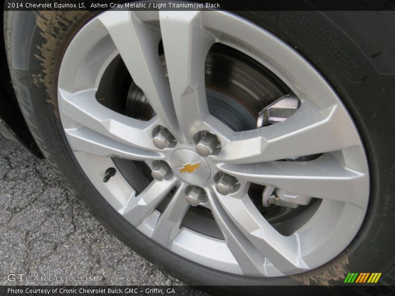 Ashen Gray Metallic / Light Titanium/Jet Black 2014 Chevrolet Equinox LS