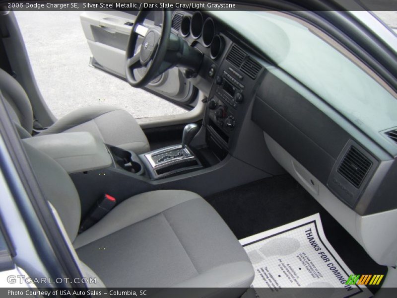 Silver Steel Metallic / Dark Slate Gray/Light Graystone 2006 Dodge Charger SE
