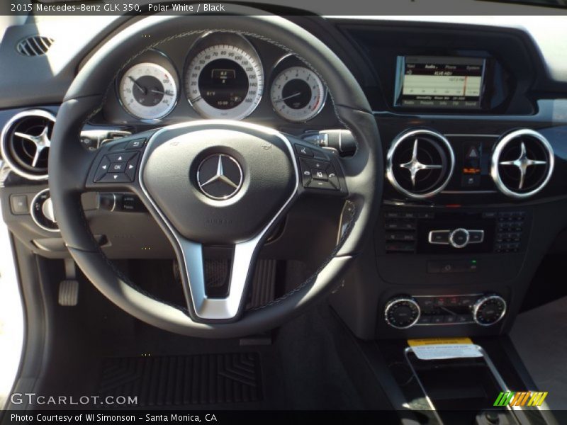 Polar White / Black 2015 Mercedes-Benz GLK 350