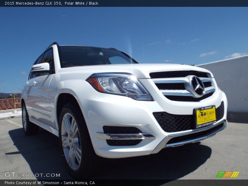 Polar White / Black 2015 Mercedes-Benz GLK 350