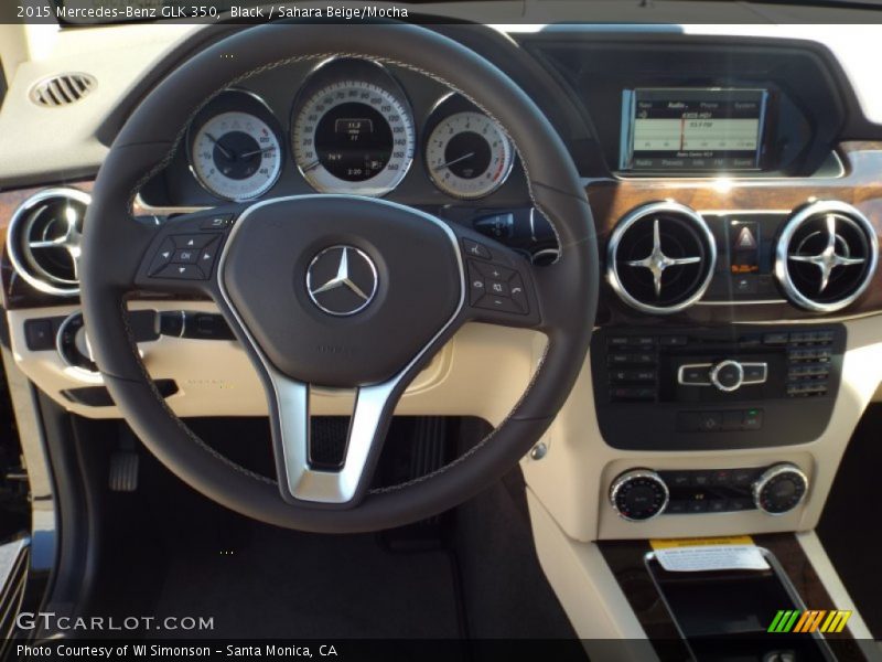 Black / Sahara Beige/Mocha 2015 Mercedes-Benz GLK 350