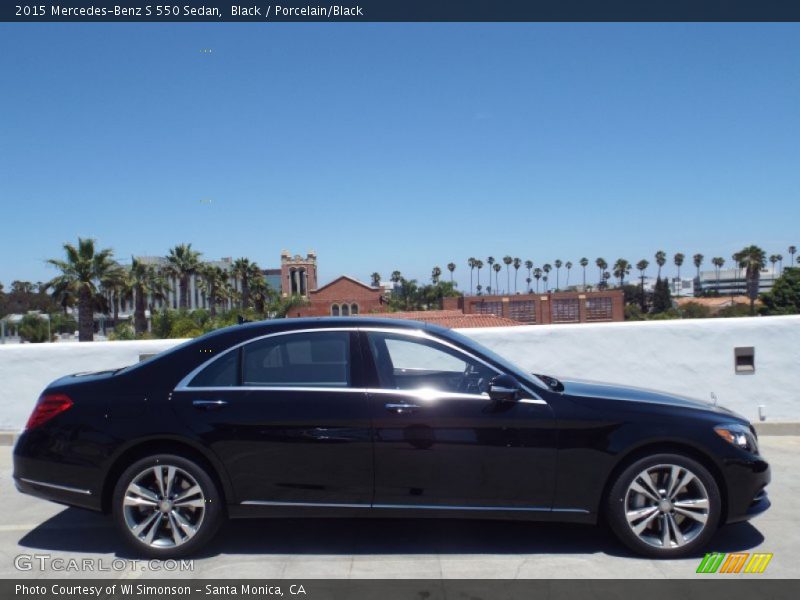 Black / Porcelain/Black 2015 Mercedes-Benz S 550 Sedan