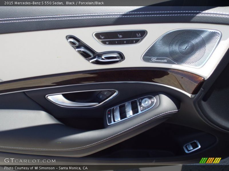 Black / Porcelain/Black 2015 Mercedes-Benz S 550 Sedan