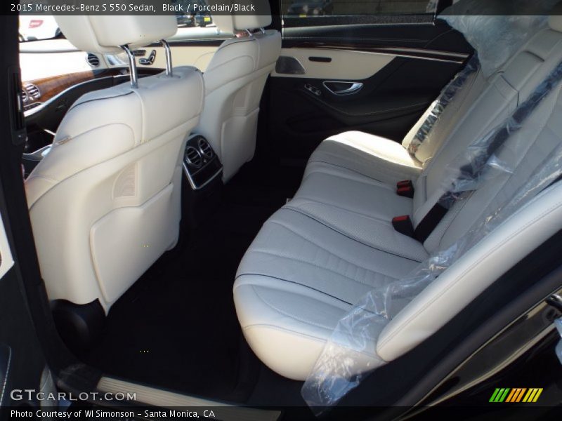 Black / Porcelain/Black 2015 Mercedes-Benz S 550 Sedan
