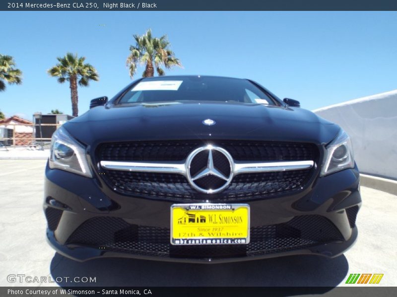 Night Black / Black 2014 Mercedes-Benz CLA 250