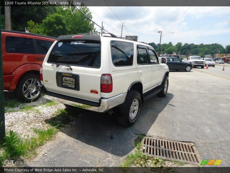 White / Gray 1998 Toyota 4Runner SR5 4x4