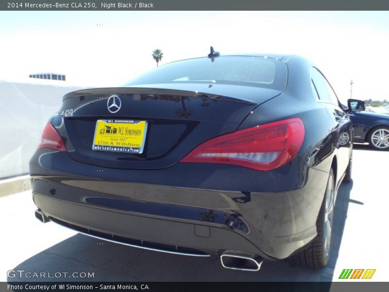 Night Black / Black 2014 Mercedes-Benz CLA 250