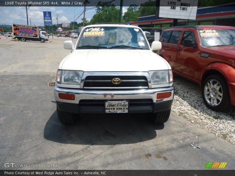 White / Gray 1998 Toyota 4Runner SR5 4x4