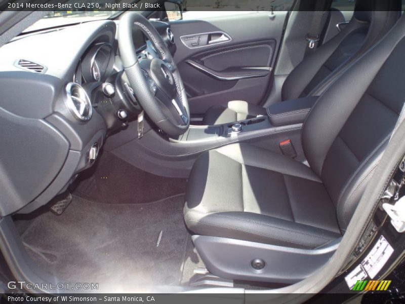 Night Black / Black 2014 Mercedes-Benz CLA 250