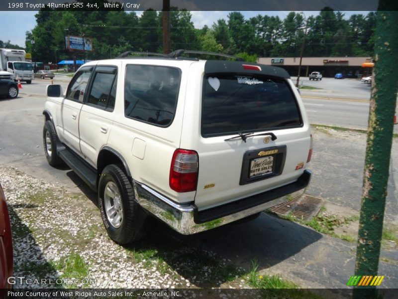 White / Gray 1998 Toyota 4Runner SR5 4x4