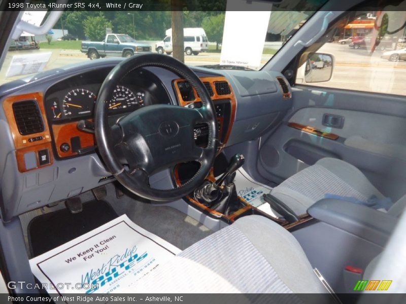 White / Gray 1998 Toyota 4Runner SR5 4x4