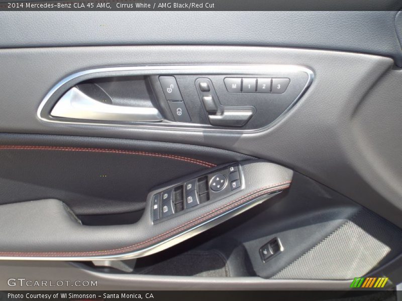 Cirrus White / AMG Black/Red Cut 2014 Mercedes-Benz CLA 45 AMG