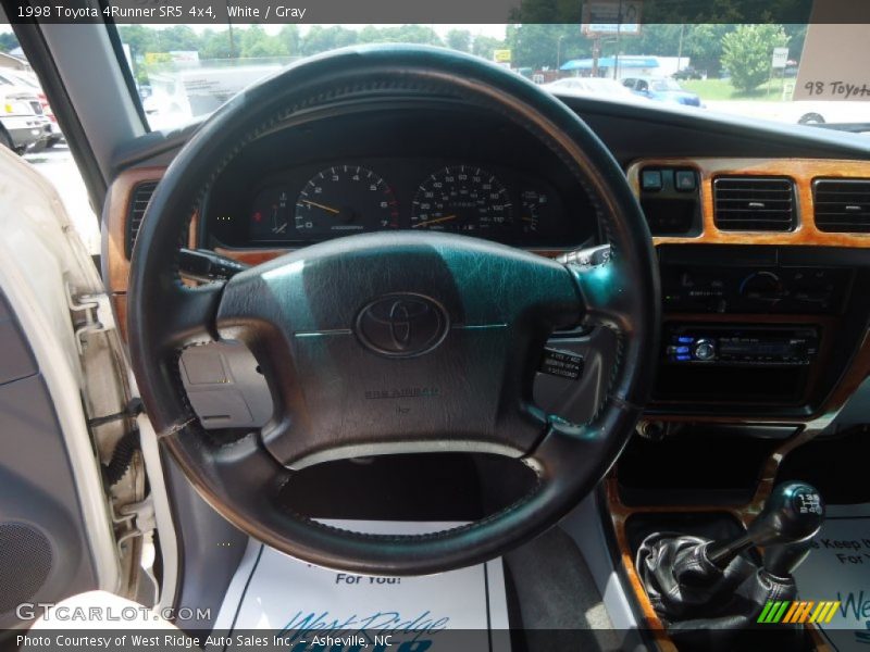 White / Gray 1998 Toyota 4Runner SR5 4x4