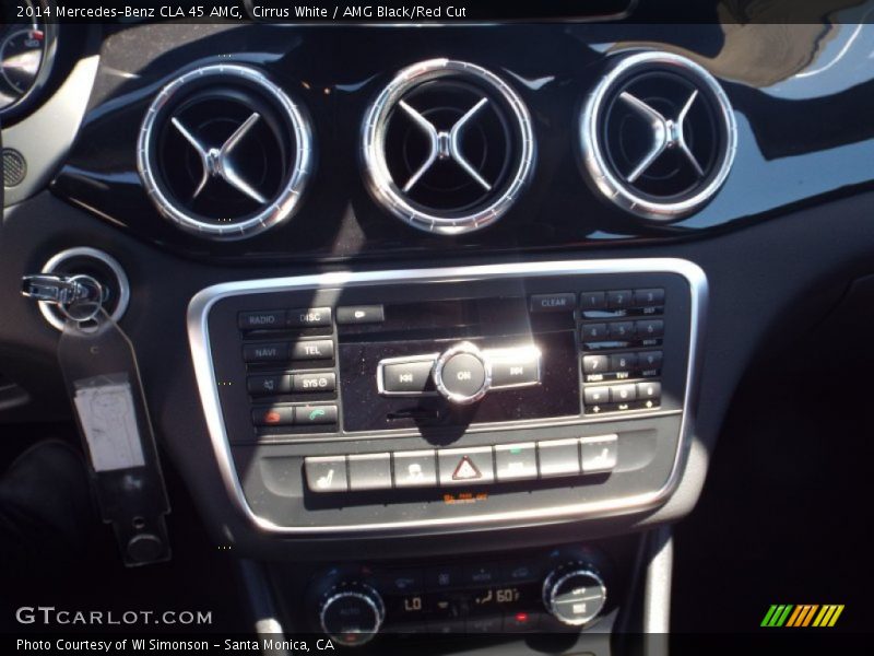 Cirrus White / AMG Black/Red Cut 2014 Mercedes-Benz CLA 45 AMG