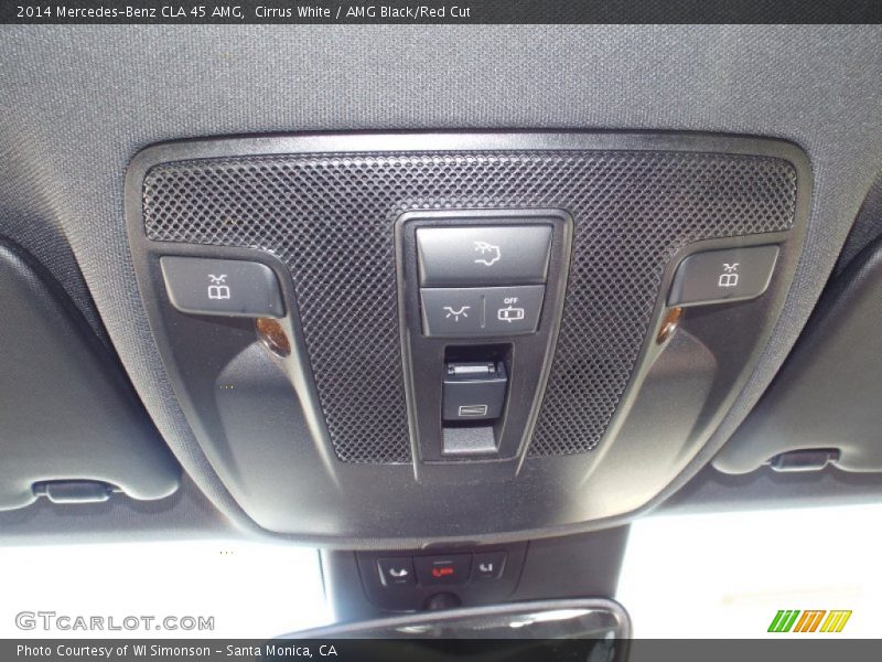 Cirrus White / AMG Black/Red Cut 2014 Mercedes-Benz CLA 45 AMG