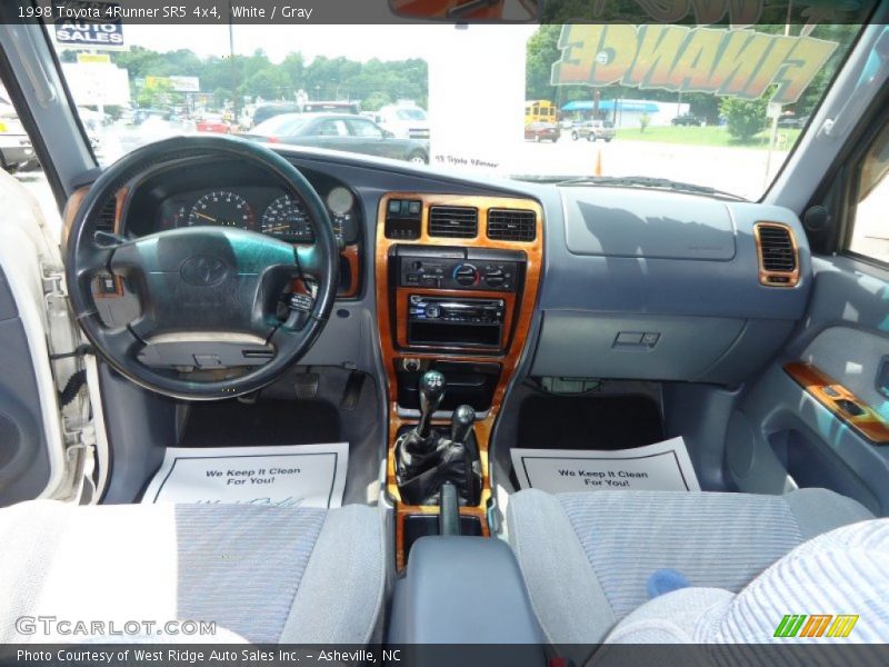 White / Gray 1998 Toyota 4Runner SR5 4x4