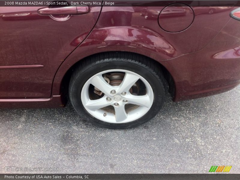 Dark Cherry Mica / Beige 2008 Mazda MAZDA6 i Sport Sedan