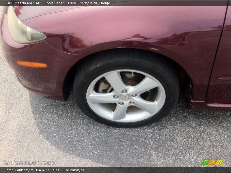 Dark Cherry Mica / Beige 2008 Mazda MAZDA6 i Sport Sedan