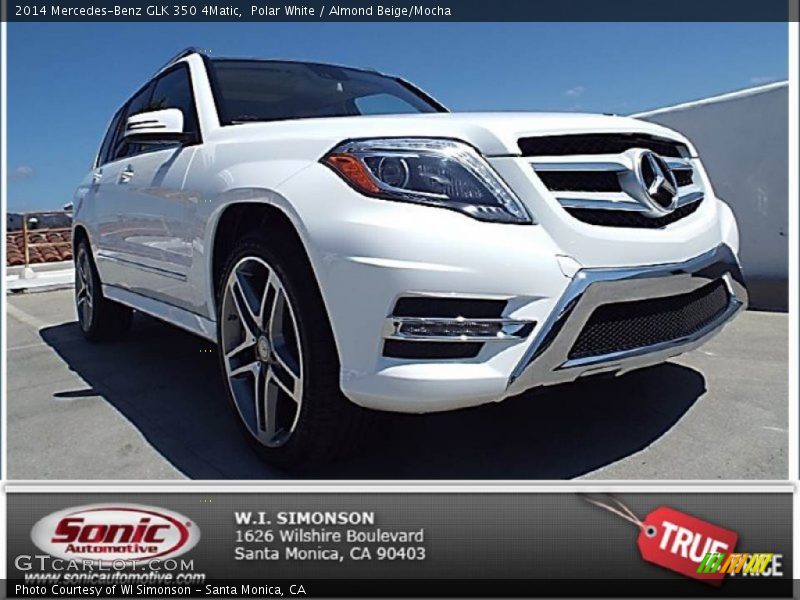 Polar White / Almond Beige/Mocha 2014 Mercedes-Benz GLK 350 4Matic