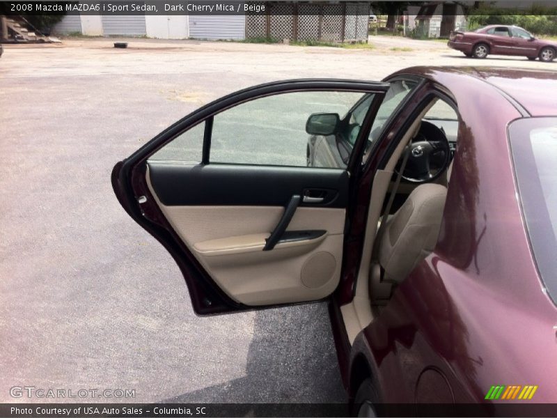 Dark Cherry Mica / Beige 2008 Mazda MAZDA6 i Sport Sedan