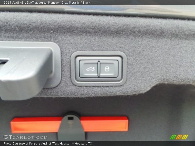Monsoon Gray Metallic / Black 2015 Audi A8 L 3.0T quattro