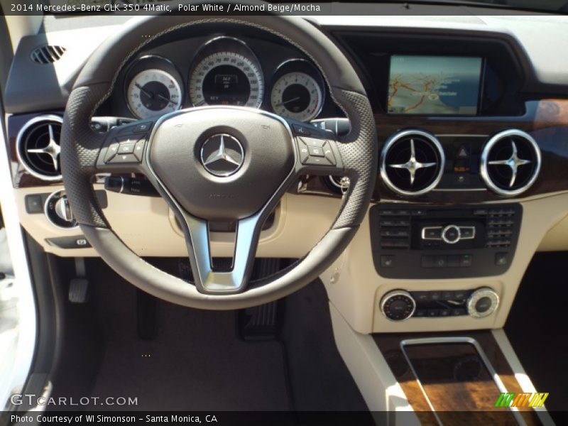 Polar White / Almond Beige/Mocha 2014 Mercedes-Benz GLK 350 4Matic