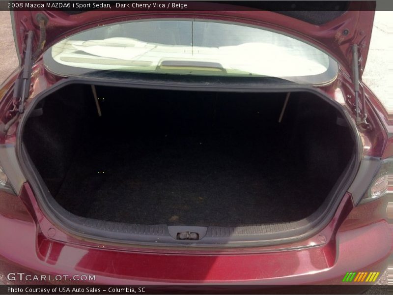 Dark Cherry Mica / Beige 2008 Mazda MAZDA6 i Sport Sedan