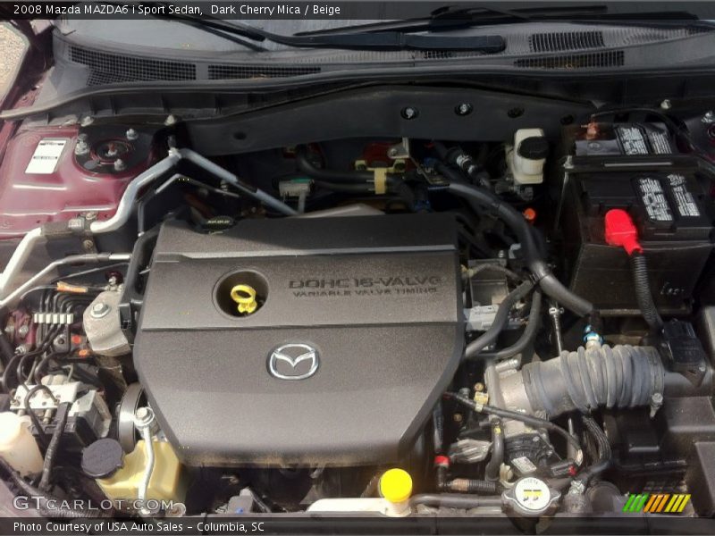 Dark Cherry Mica / Beige 2008 Mazda MAZDA6 i Sport Sedan