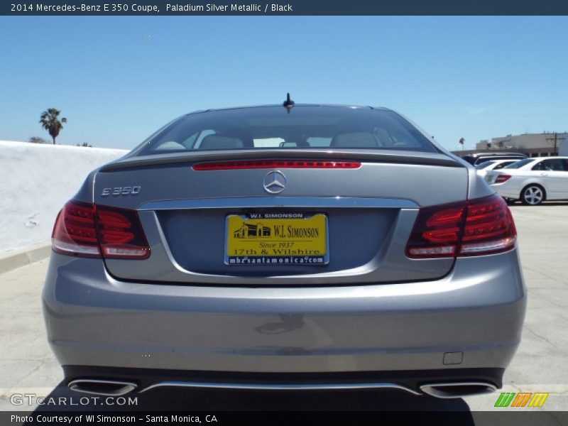 Paladium Silver Metallic / Black 2014 Mercedes-Benz E 350 Coupe
