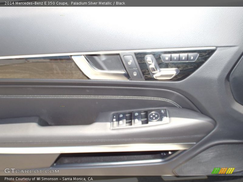 Paladium Silver Metallic / Black 2014 Mercedes-Benz E 350 Coupe