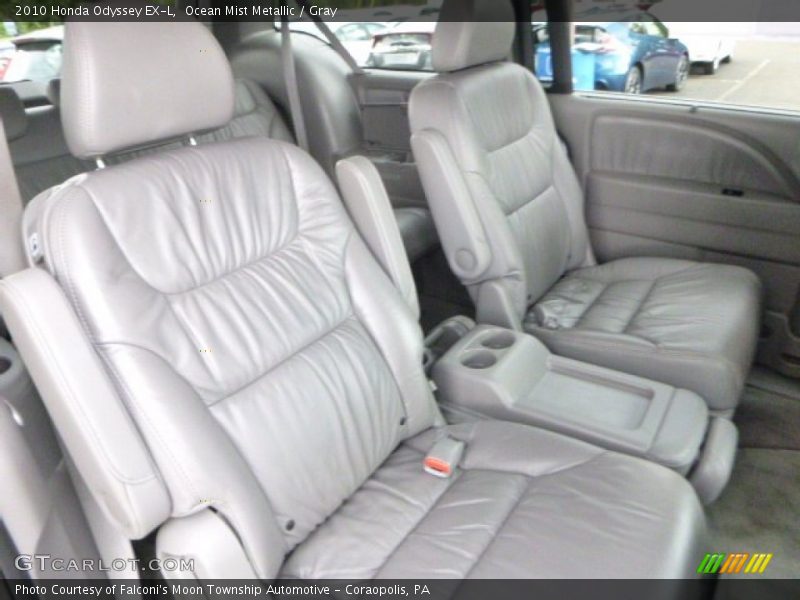 Ocean Mist Metallic / Gray 2010 Honda Odyssey EX-L
