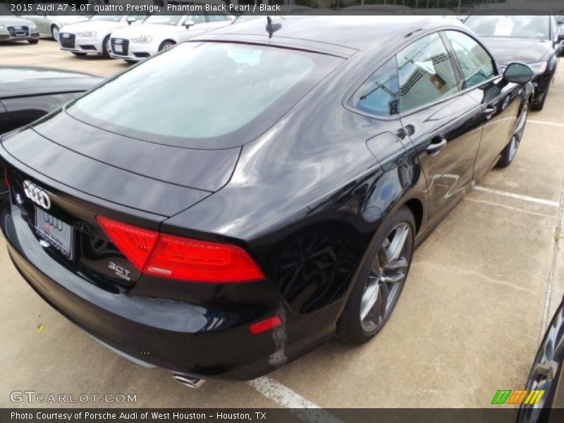 Phantom Black Pearl / Black 2015 Audi A7 3.0T quattro Prestige