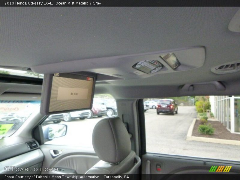 Ocean Mist Metallic / Gray 2010 Honda Odyssey EX-L