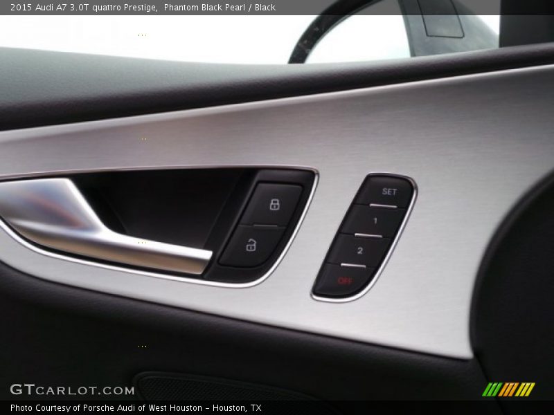 Phantom Black Pearl / Black 2015 Audi A7 3.0T quattro Prestige