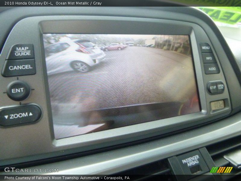 Ocean Mist Metallic / Gray 2010 Honda Odyssey EX-L