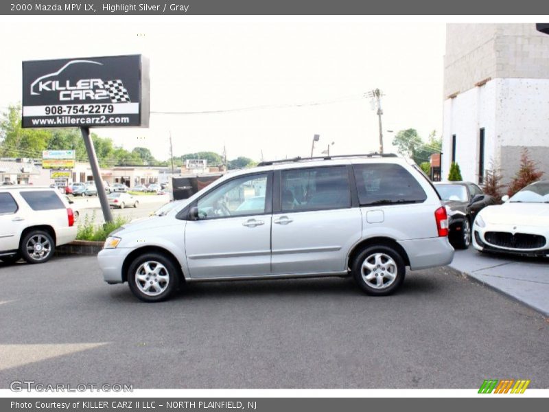 Highlight Silver / Gray 2000 Mazda MPV LX