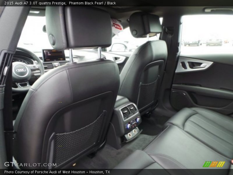 Phantom Black Pearl / Black 2015 Audi A7 3.0T quattro Prestige
