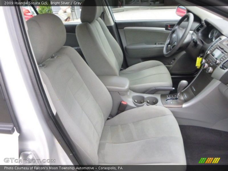 Bright Silver / Gray 2009 Hyundai Sonata GLS
