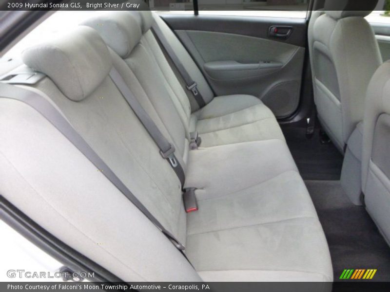 Bright Silver / Gray 2009 Hyundai Sonata GLS