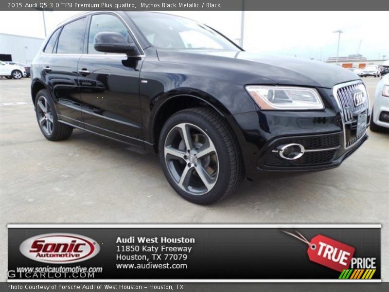 Mythos Black Metallic / Black 2015 Audi Q5 3.0 TFSI Premium Plus quattro