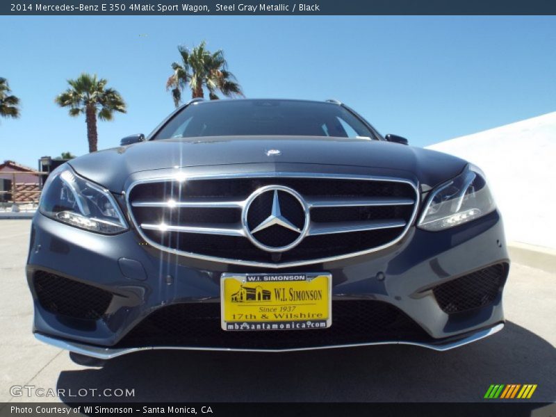 Steel Gray Metallic / Black 2014 Mercedes-Benz E 350 4Matic Sport Wagon