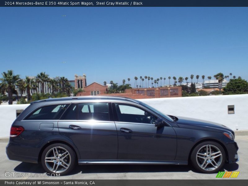 Steel Gray Metallic / Black 2014 Mercedes-Benz E 350 4Matic Sport Wagon