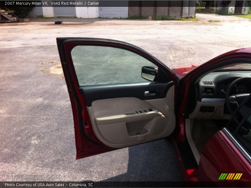 Vivid Red Metallic / Camel 2007 Mercury Milan V6