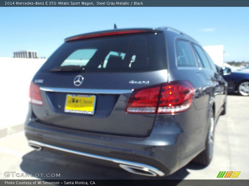 Steel Gray Metallic / Black 2014 Mercedes-Benz E 350 4Matic Sport Wagon