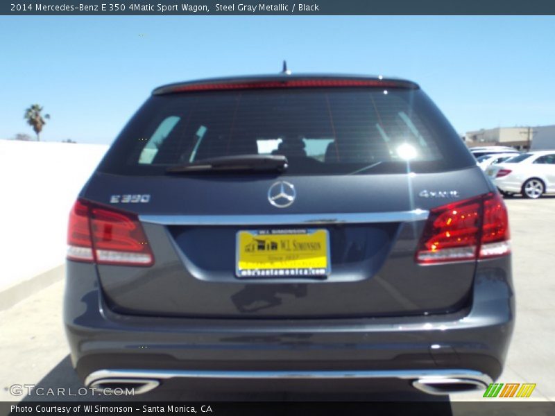 Steel Gray Metallic / Black 2014 Mercedes-Benz E 350 4Matic Sport Wagon